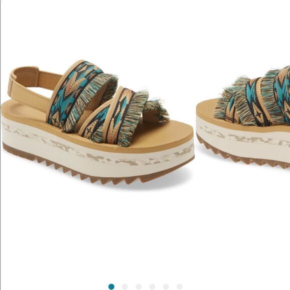 Teva platform sling back sandal💥size 7, size 8, size 9 new - Picture 3 of 15